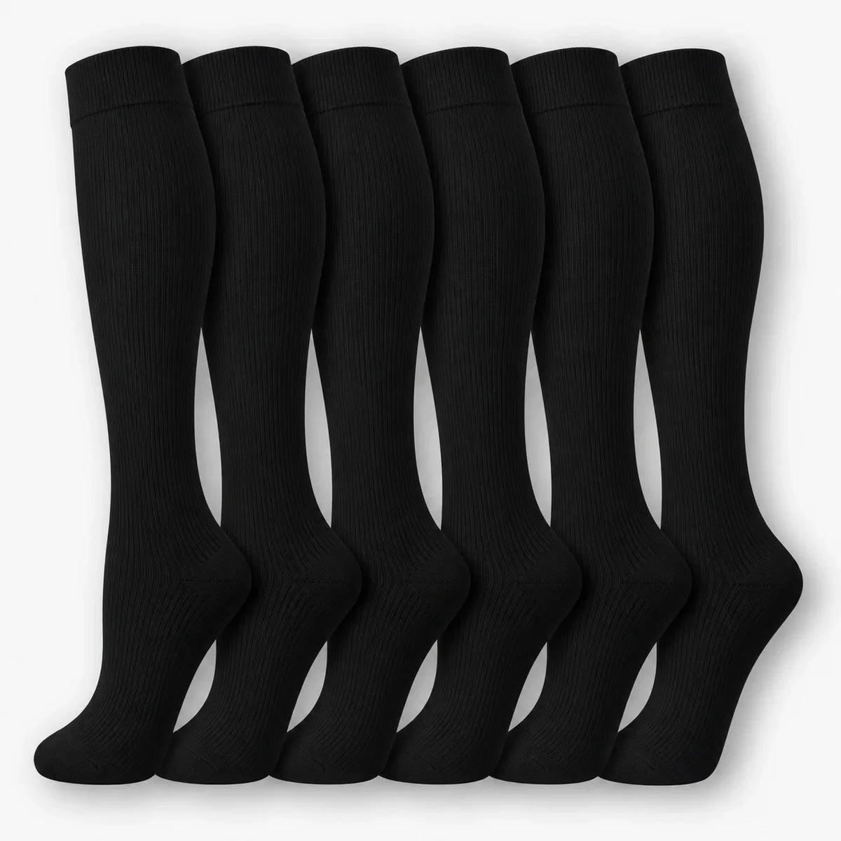 ErgiloColor - Glädjefyllt 6-pack stödstrumpor