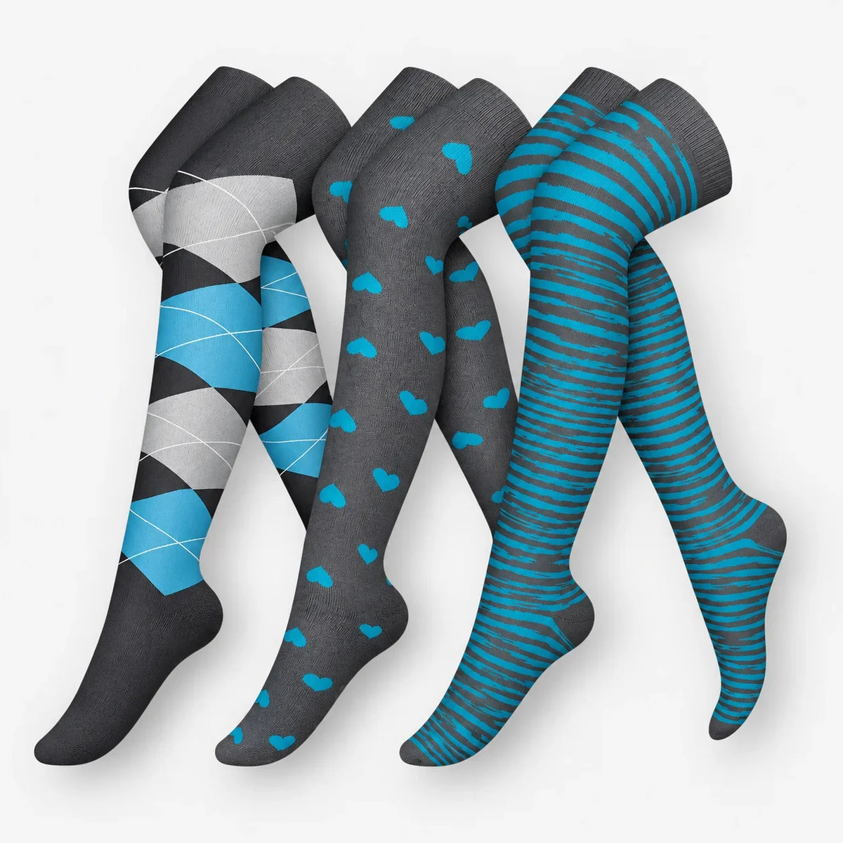 ErgiloStocking 3-pack - Overknee kompressionsstrumpor