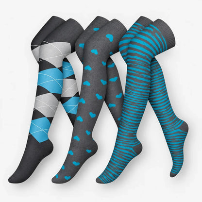 ErgiloStocking 3-pack - Overknee kompressionsstrumpor