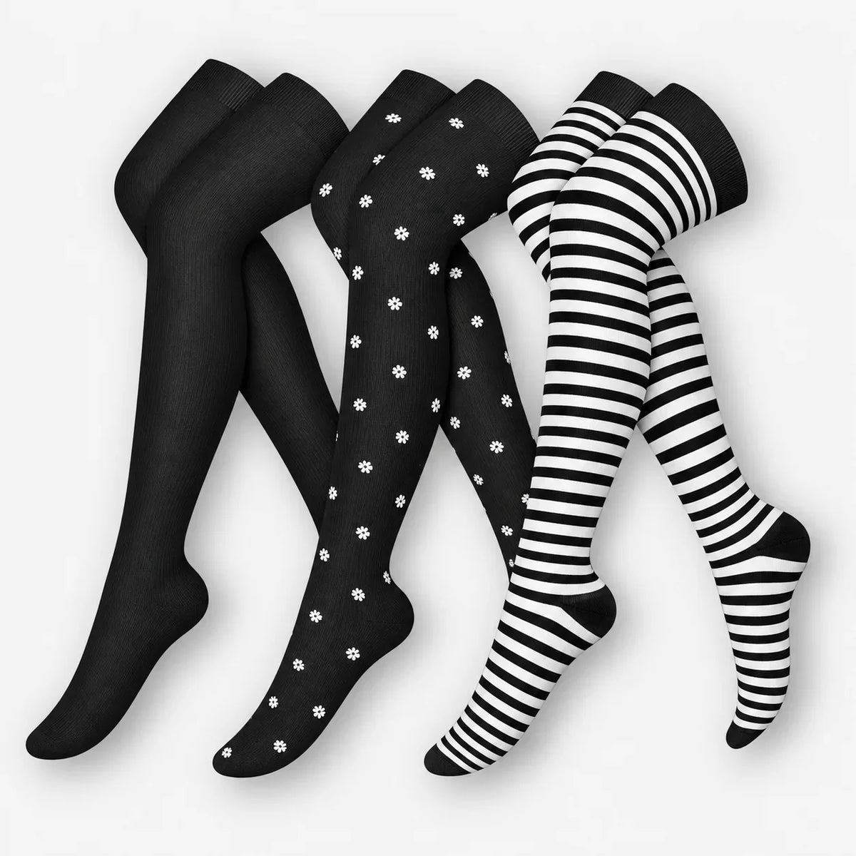 ErgiloStocking 3-pack - Overknee kompressionsstrumpor